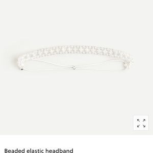 J crew Beaded elastic headband